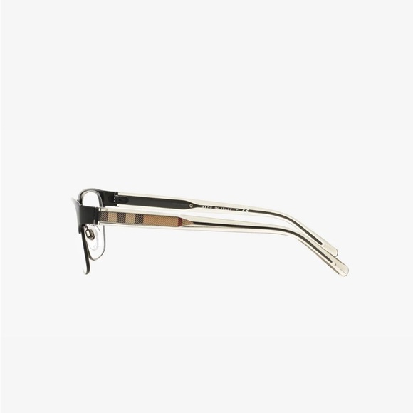 Burberry BE 1289‎ Black Metal Rectangle Eyeglasses - Picture 7 of 8